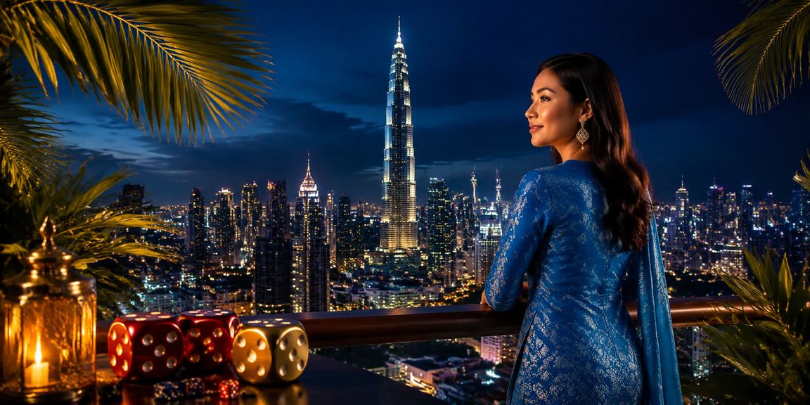 Permainan dadu dalam talian Malaysia dengan tema baju kurung di Kuala Lumpur